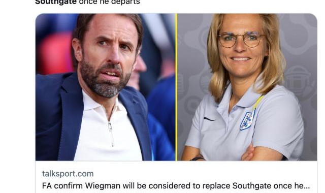 开云登录-英格兰女足连创历史，足总考虑让她接替索斯盖特？！