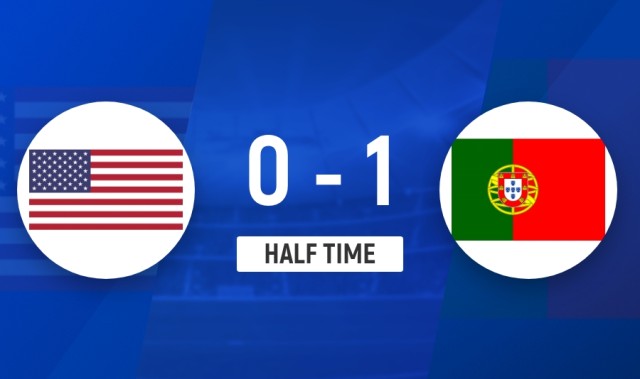 开云网页版-半场-葡萄牙1-0美国 B费抽射造险+助攻特林康推射破门